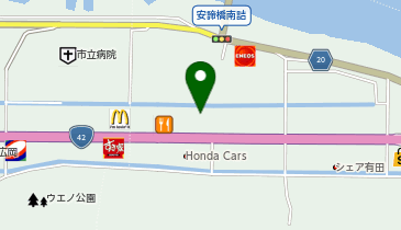Seria有田店の地図画像