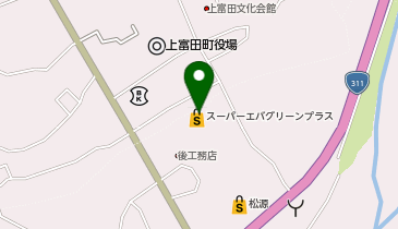 meets.上富田スーパーエバグリーン店の地図画像
