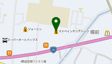 ダイソーロッシュコート岩出店の地図画像