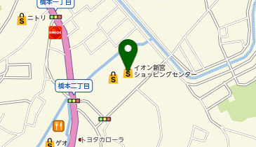 au Styleイオン新宮の地図画像