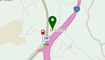 ネッツトヨタ和歌山田辺店の地図画像