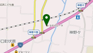 トヨタカローラ和歌山橋本店の地図画像