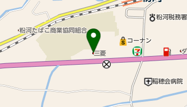 和歌山三菱自動車販売粉河店の地図画像