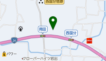 レッドバロン岩出店の地図画像