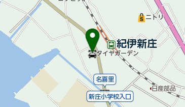 タイヤガーデンハマキの地図画像