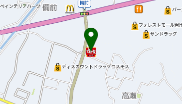 すき家フォレストモール岩出店の地図画像