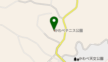 かわべテニス公園の地図画像