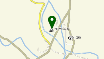 小口自然の家の地図画像