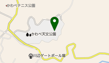かわべ天文公園コスモロッジの地図画像