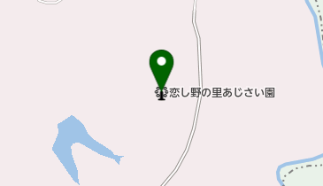 恋し野の里あじさい園の地図画像