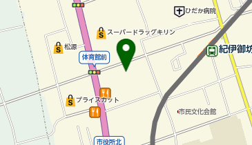 御坊市立体育館の地図画像