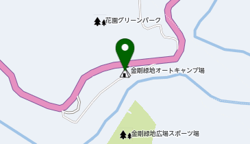 金剛緑地ファミリーキャンプ場の地図画像