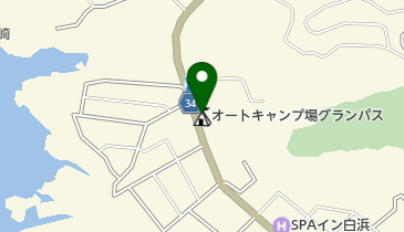 オートキャンプ場グランパスの地図画像