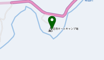 北寺オートキャンプ場の地図画像