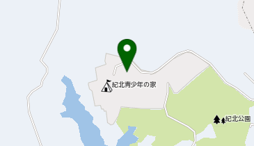 紀北青少年の家テニスコートの地図画像
