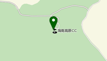 海南高原カントリークラブの地図画像