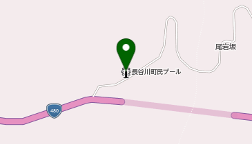 長谷川プールの地図画像