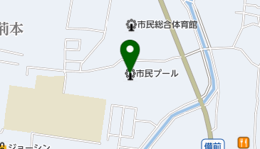 岩出市民プールの地図画像