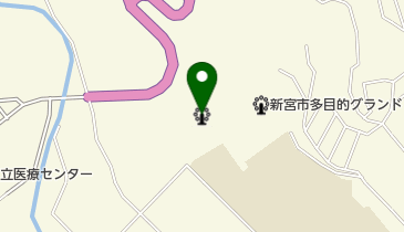 やたがらすサッカー場の地図画像