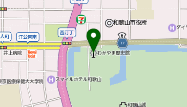 和歌山城の地図画像