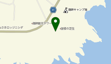 潮岬の地図画像