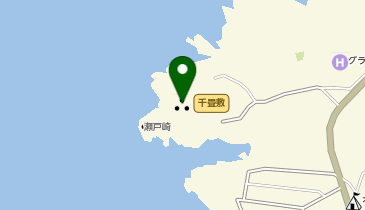 白浜千畳敷の地図画像