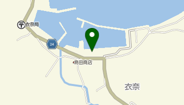 衣奈漁港の地図画像
