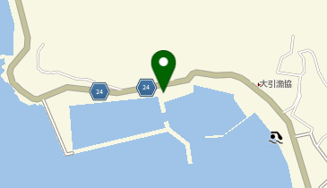 大引漁港の地図画像