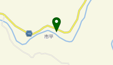 丹生川上市平橋付近の地図画像