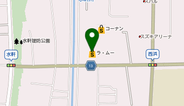ラ・ムー和歌山西浜店の地図画像