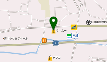 ラ・ムー直川店の地図画像