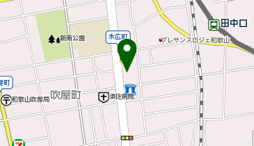 ゆず庵和歌山店の地図画像
