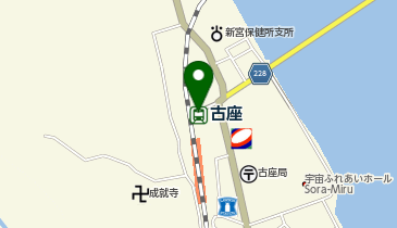 みなとオアシスこざの地図画像