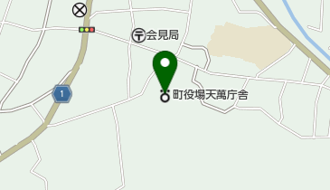 南部町役場天萬庁舎の地図画像