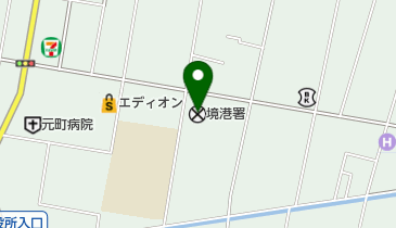 境港警察署の地図画像