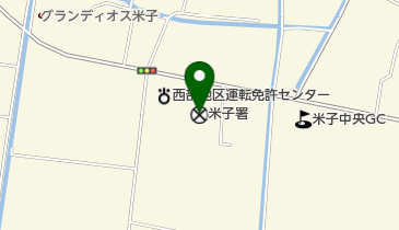 米子警察署の地図画像