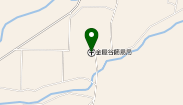 金屋谷簡易郵便局の地図画像