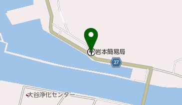 岩本簡易郵便局の地図画像