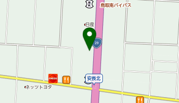 JAF鳥取支部の地図画像