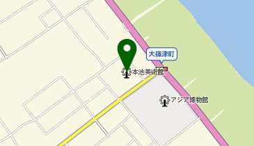 本池美術館の地図画像