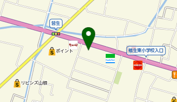 葬仙皆生ホールの地図画像