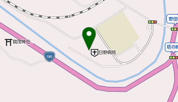 日野病院組合日野病院の地図画像