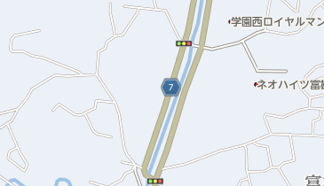 鳥取県立倉吉農業高校の地図画像