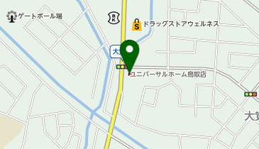 ユニバーサルホーム鳥取店の地図画像