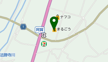 まるごう西伯店の地図画像