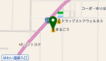 まるごう羽合店の地図画像