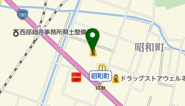 フーズマーケットホック昭和町店の地図画像