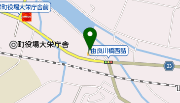 東宝ストア由良店の地図画像