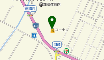 ホームセンターコーナン米子河崎店の地図画像