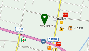ココカラファインイオンモール日吉津店の地図画像